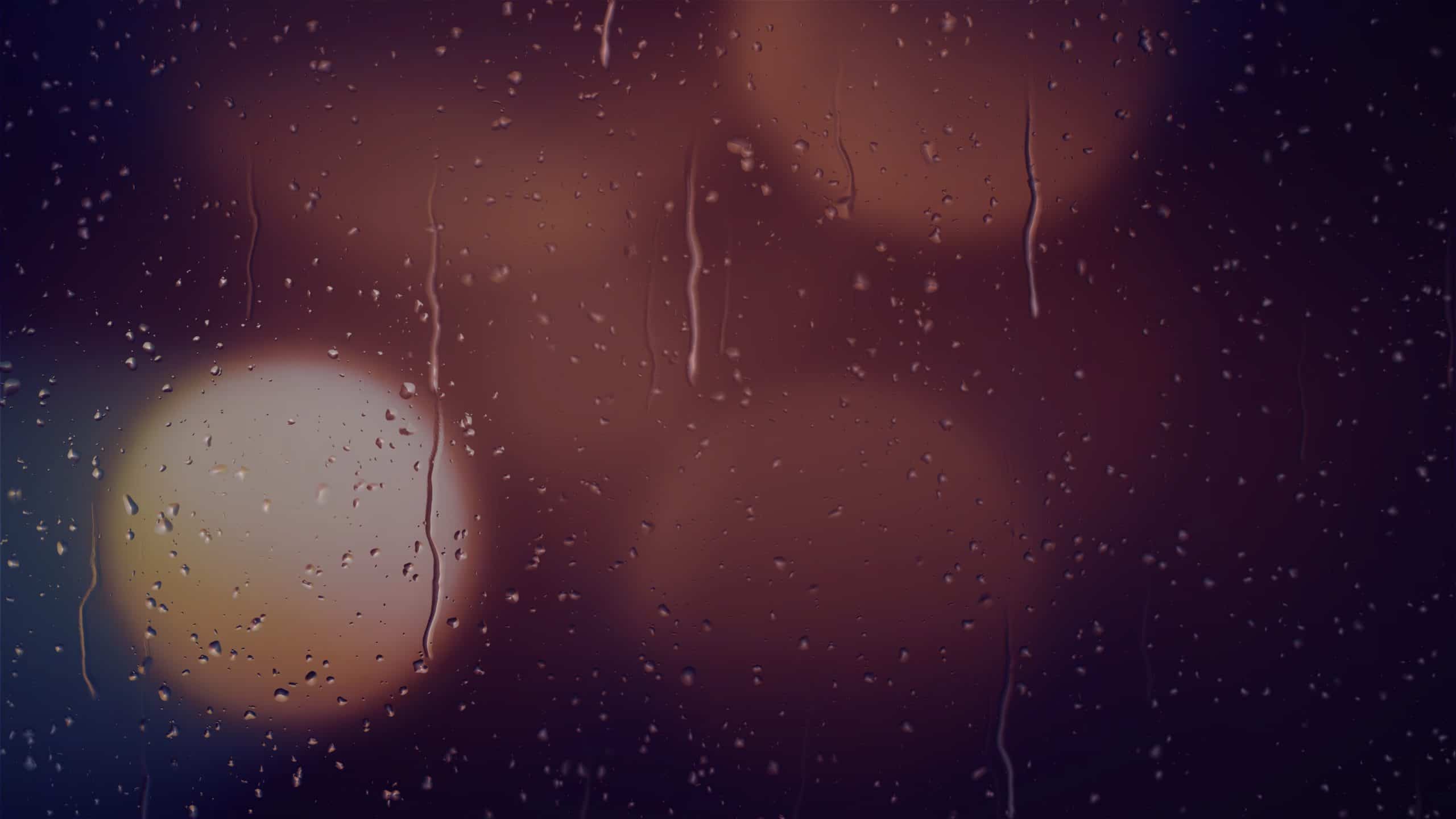 pluie sur vitre