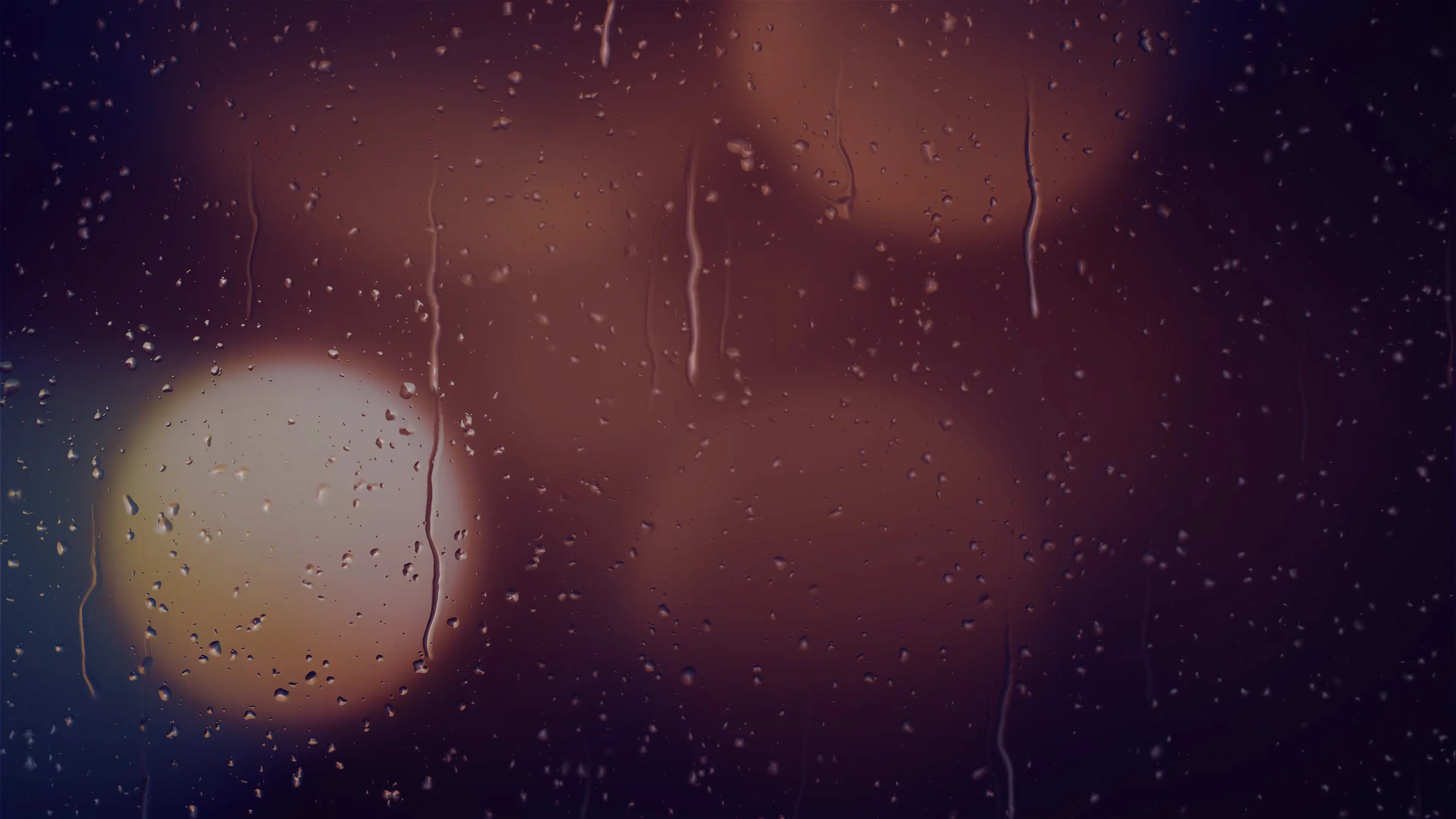 pluie sur vitre